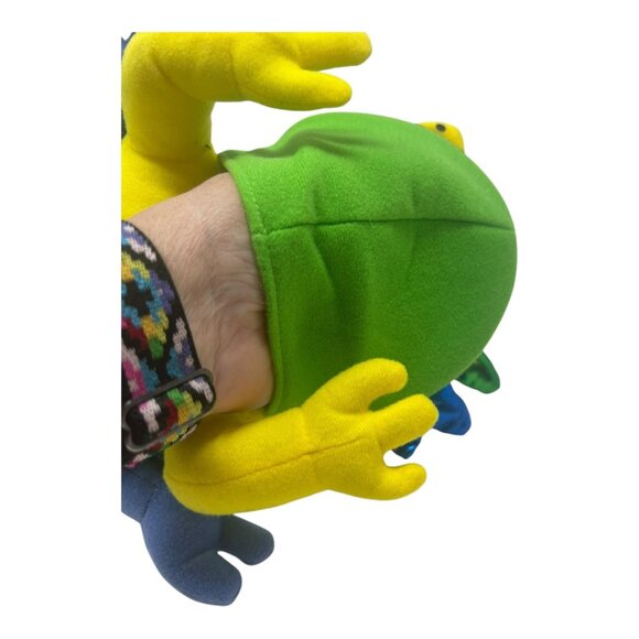 Monday the Bullfrog Huggable Puppet Stuffed Plush Concept Book Days of Week - Picture 6 of 12